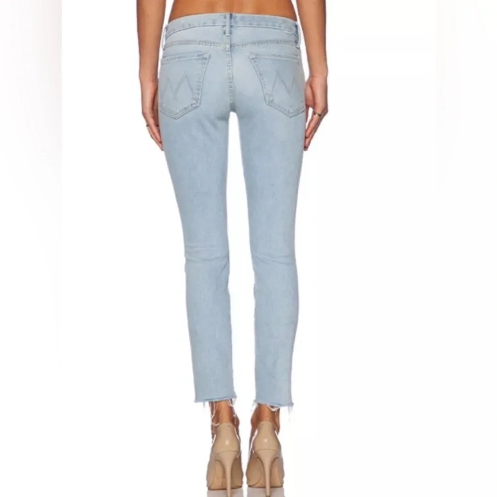 MOTHER X candice women’s The Looker ankle fray in Angel with 100 wings size 27